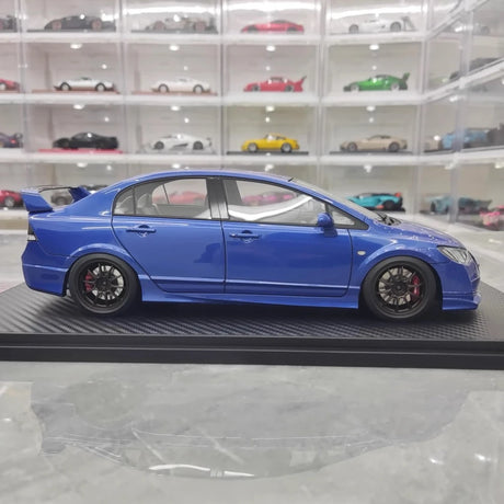 [Ignition] 1:18 Honda 2007 Civic Type R FD2 JDM Blue Model Car Resin