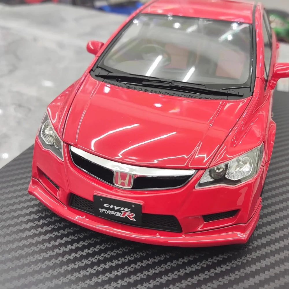 [Ignition] 1:18 Honda 2007 Civic Type R FD2 JDM Red Model Car Resin