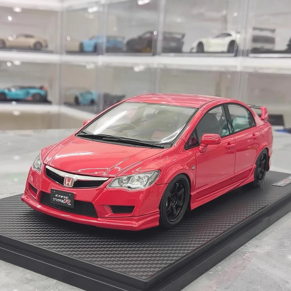 [Ignition] 1:18 Honda 2007 Civic Type R FD2 JDM Red Model Car Resin