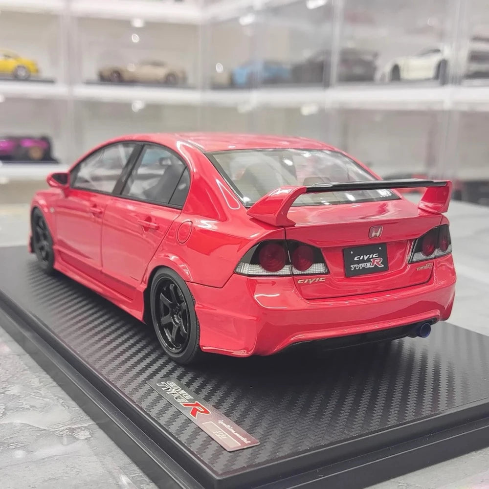 [Ignition] 1:18 Honda 2007 Civic Type R FD2 JDM Red Model Car Resin