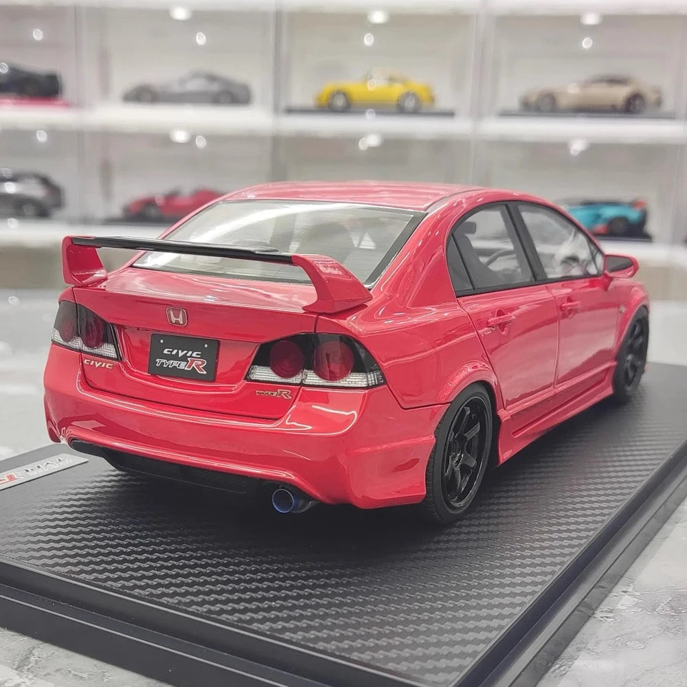 [Ignition] 1:18 Honda 2007 Civic Type R FD2 JDM Red Model Car Resin