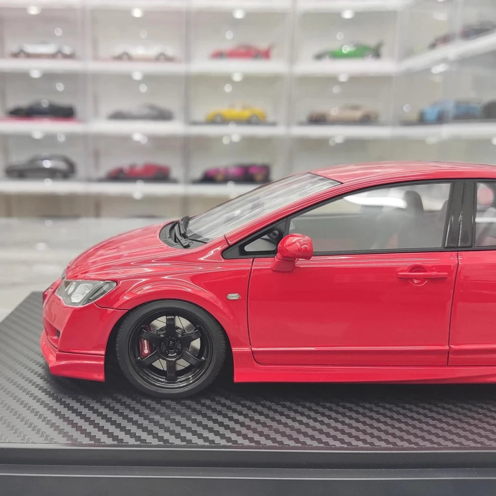 [Ignition] 1:18 Honda 2007 Civic Type R FD2 JDM Red Model Car Resin