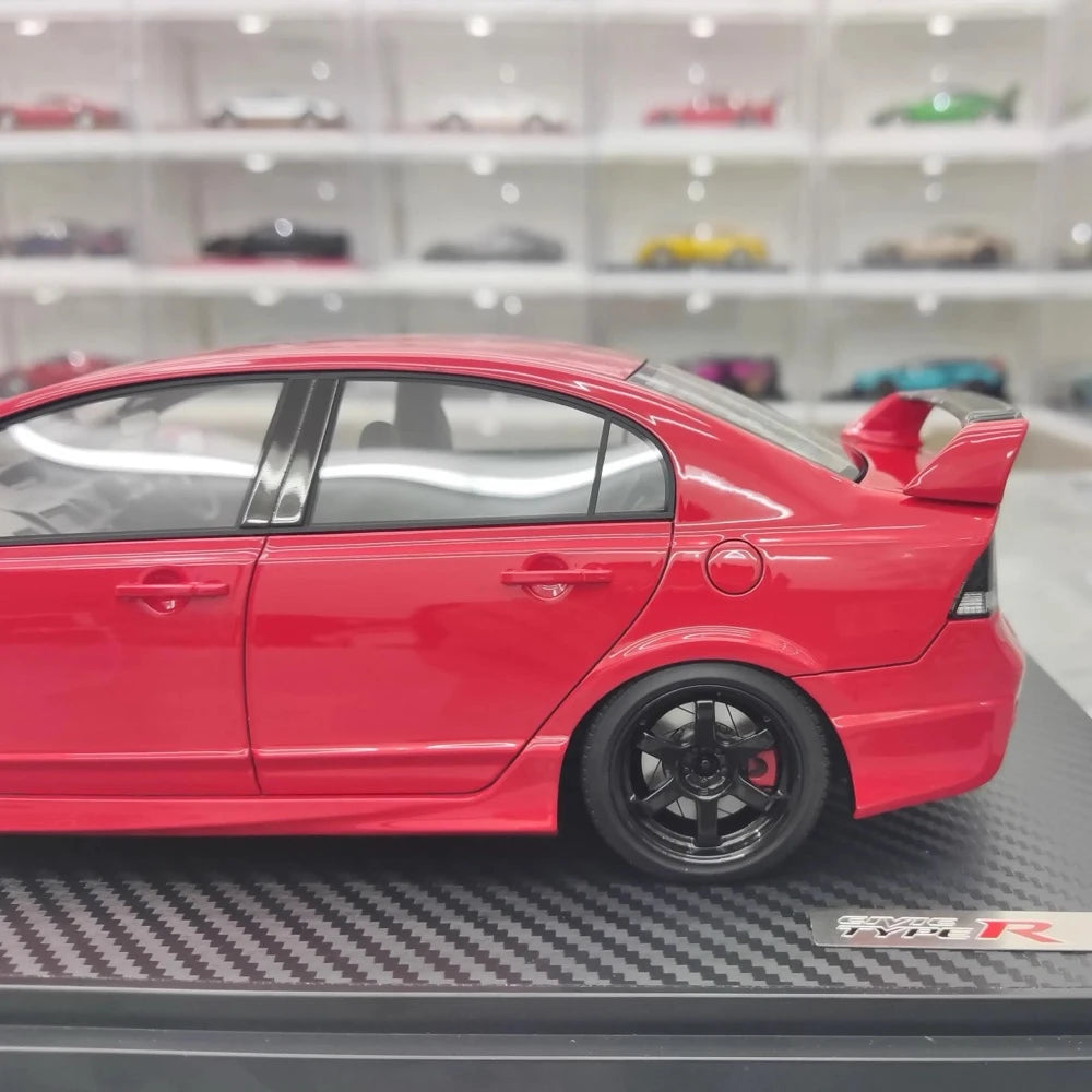 [Ignition] 1:18 Honda 2007 Civic Type R FD2 JDM Red Model Car Resin