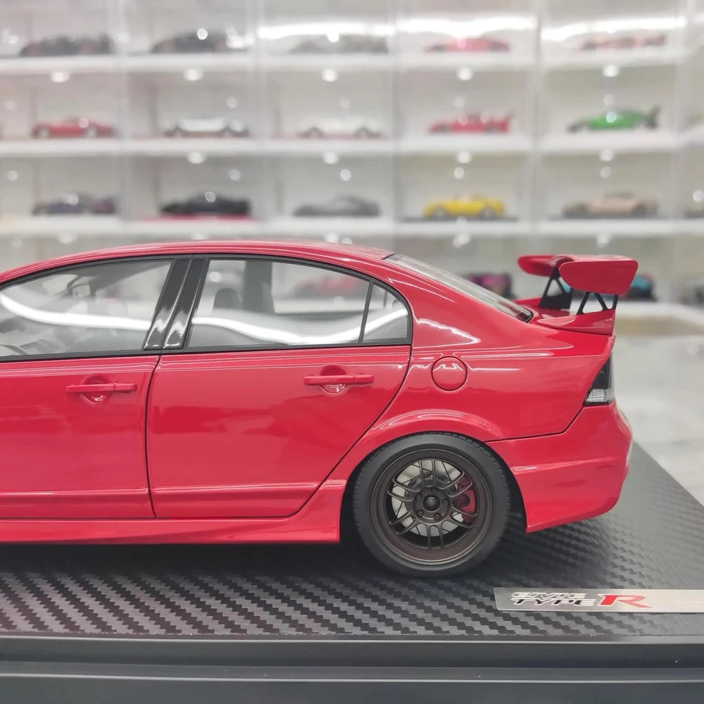 [Ignition] 1:18 Honda 2007 Civic Type R FD2 JDM Red & Black Model Car Resin