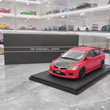 [Ignition] 1:18 Honda 2007 Civic Type R FD2 JDM Red & Black Model Car Resin