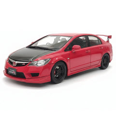 [Ignition] 1:18 Honda 2007 Civic Type R FD2 JDM Red & Black Model Car Resin