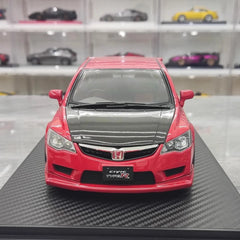 [Ignition] 1:18 Honda 2007 Civic Type R FD2 JDM Red & Black Model Car Resin