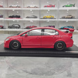 [Ignition] 1:18 Honda 2007 Civic Type R FD2 JDM Red & Black Model Car Resin
