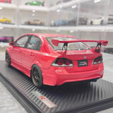 [Ignition] 1:18 Honda 2007 Civic Type R FD2 JDM Red & Black Model Car Resin