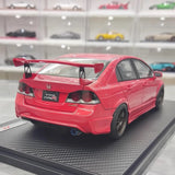 [Ignition] 1:18 Honda 2007 Civic Type R FD2 JDM Red & Black Model Car Resin