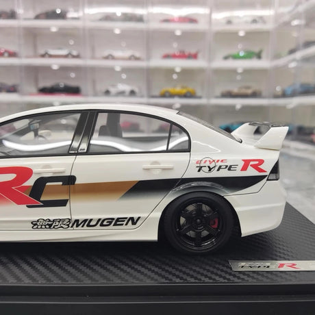 [Ignition] 1:18 Honda 2007 Civic Type R FD2 JDM White Model Car Resin