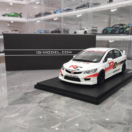 [Ignition] 1:18 Honda 2007 Civic Type R FD2 JDM White Model Car Resin