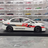 [Ignition] 1:18 Honda 2007 Civic Type R FD2 JDM wit modelauto Hars