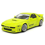 Ignition Mazda 1985 RX-7 FC3S PANDEM verde 1:18 – modelo de coleção em resina