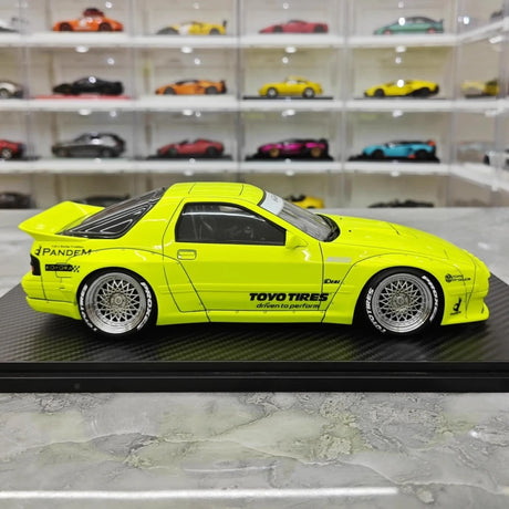 [Ignition] 1:18 Mazda 1985 RX-7 FC3S PANDEM Green Model Car Resin