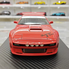 [Ignition] 1:18 Mazda 1985 RX-7 FC3S PANDEM rosso modellino di auto resina
