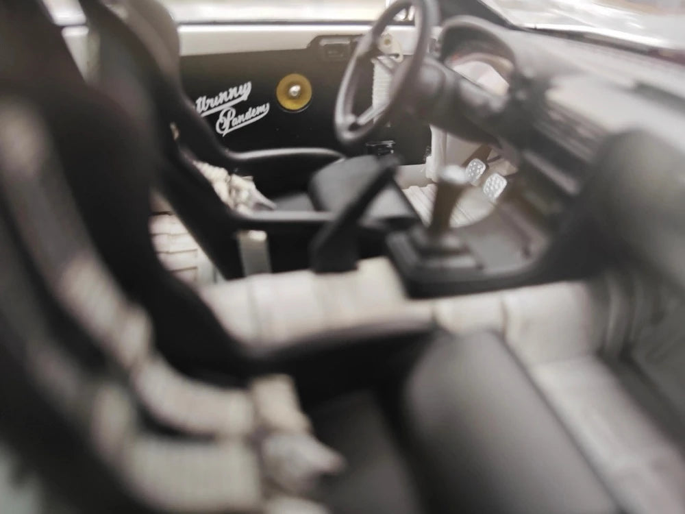[Ignition] 1:18 Mazda 1985 RX-7 FC3S PANDEM blanc & bleu voiture miniature Resin