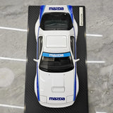 [Ignition] 1:18 Mazda 1985 RX-7 FC3S PANDEM blanc & bleu voiture miniature Resin