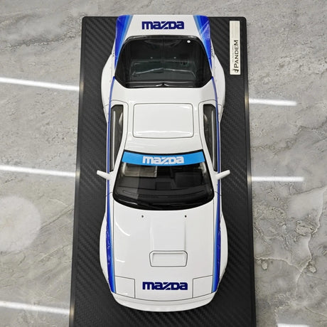 [Ignition] 1:18 Mazda 1985 RX-7 FC3S PANDEM White & Blue Model Car Resin