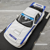 [Ignition] 1:18 Mazda 1985 RX-7 FC3S PANDEM blanc & bleu voiture miniature Resin