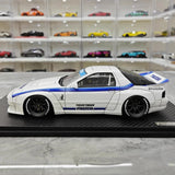 [Ignition] 1:18 Mazda 1985 RX-7 FC3S PANDEM blanc & bleu voiture miniature Resin