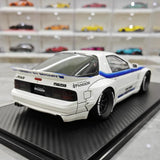 [Ignition] 1:18 Mazda 1985 RX-7 FC3S PANDEM blanc & bleu voiture miniature Resin