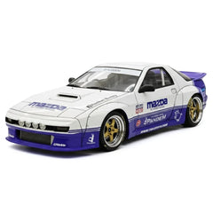 [Ignition] 1:18 Mazda 1985 RX-7 FC3S PANDEM White & Purple Model Car Resin