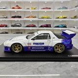 [Ignition] 1:18 Mazda 1985 RX-7 FC3S PANDEM White & Purple Model Car Resin