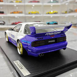 [Ignition] 1:18 Mazda 1985 RX-7 FC3S PANDEM White & Purple Model Car Resin