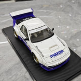 [Ignition] 1:18 Mazda 1985 RX-7 FC3S PANDEM White & Purple Model Car Resin