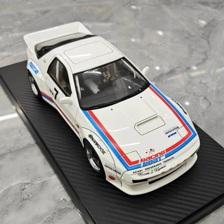 [Ignition] 1:18 Mazda 1985 RX-7 FC3S PANDEM White & Red Model Car Resin