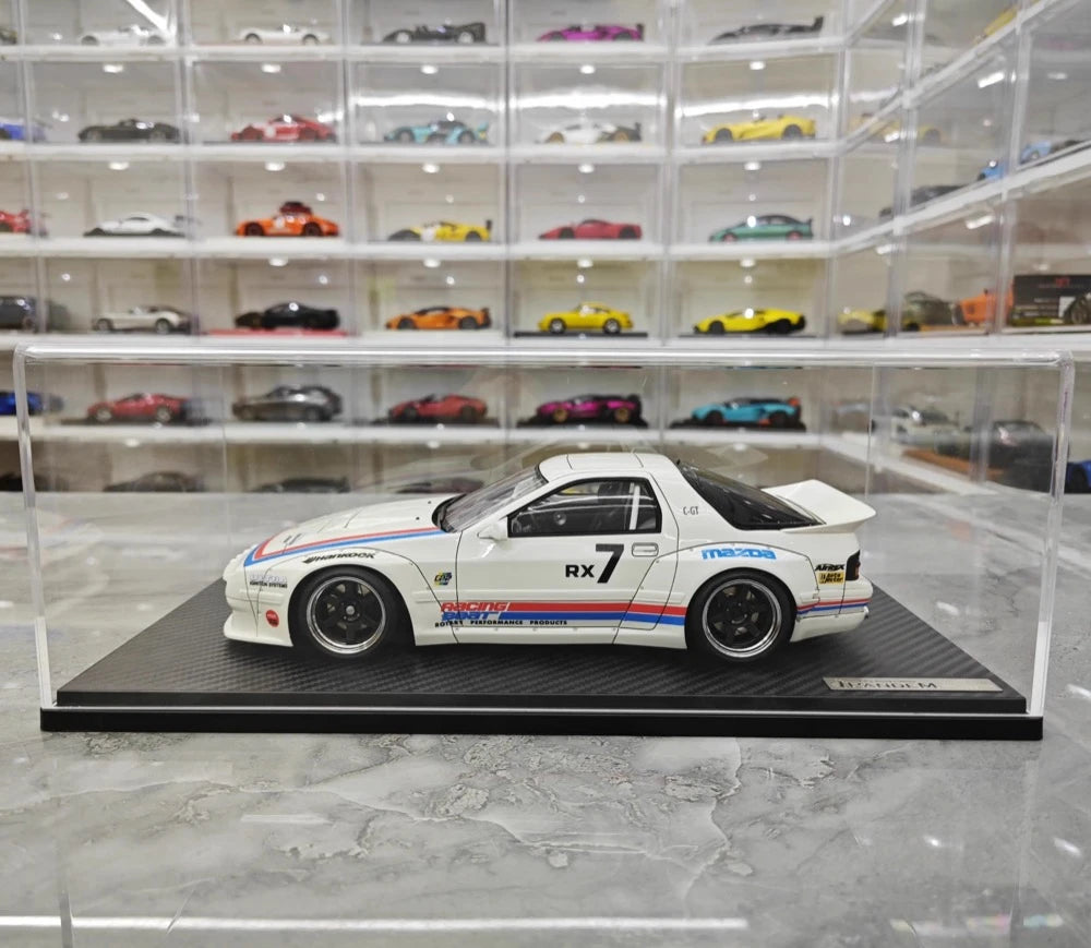 [Ignition] 1:18 Mazda 1985 RX-7 FC3S PANDEM White & Red Model Car Resin