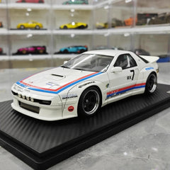 [Ignition] 1:18 Mazda 1985 RX-7 FC3S PANDEM White & Red Model Car Resin