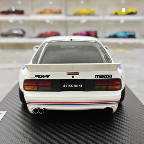 [Ignition] 1:18 Mazda 1985 RX-7 FC3S PANDEM White & Red Model Car Resin