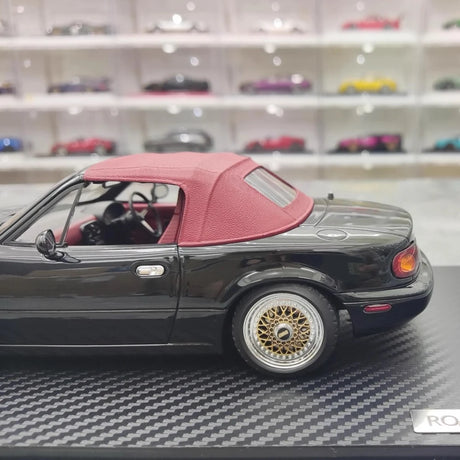 [Ignition] 1:18 Mazda 1989 MX-5 Miata NA Eunos Roadster Black Model Car Resin