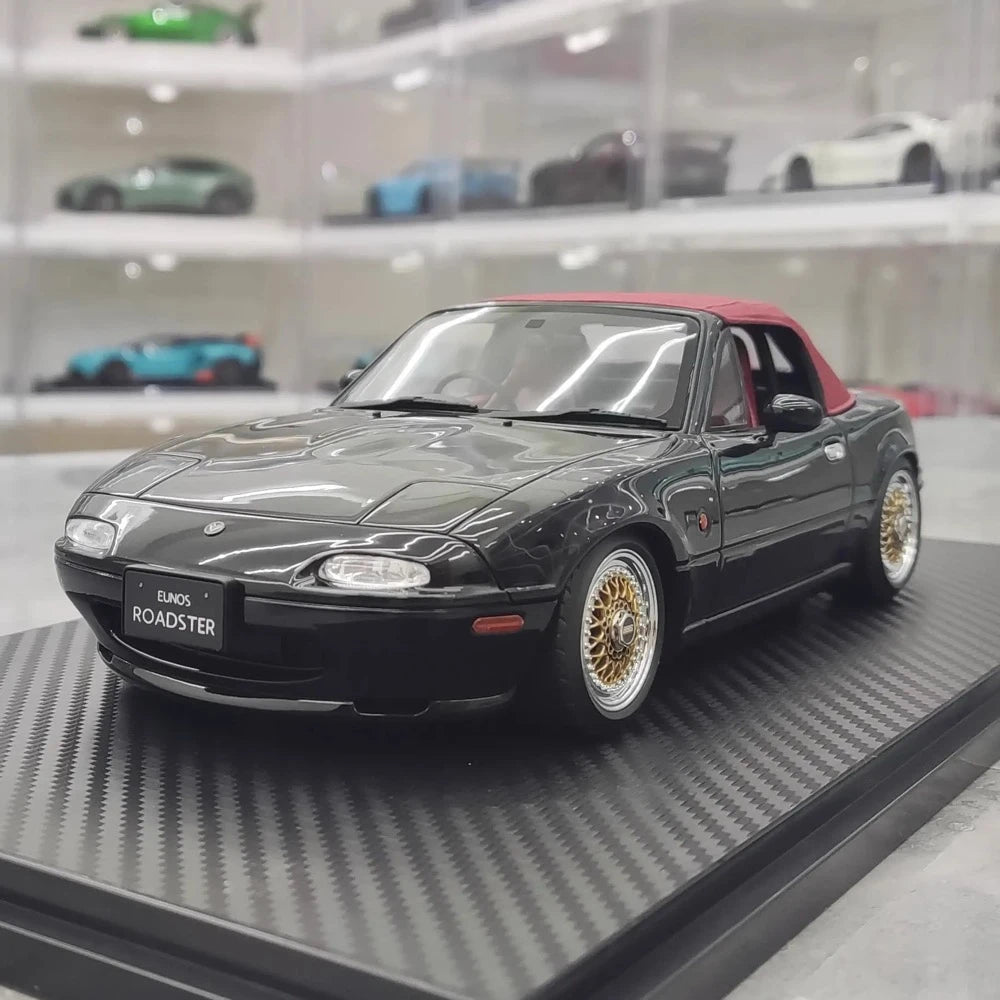 [Ignition] 1:18 Mazda 1989 MX-5 Miata NA Eunos Roadster Black Model Car Resin