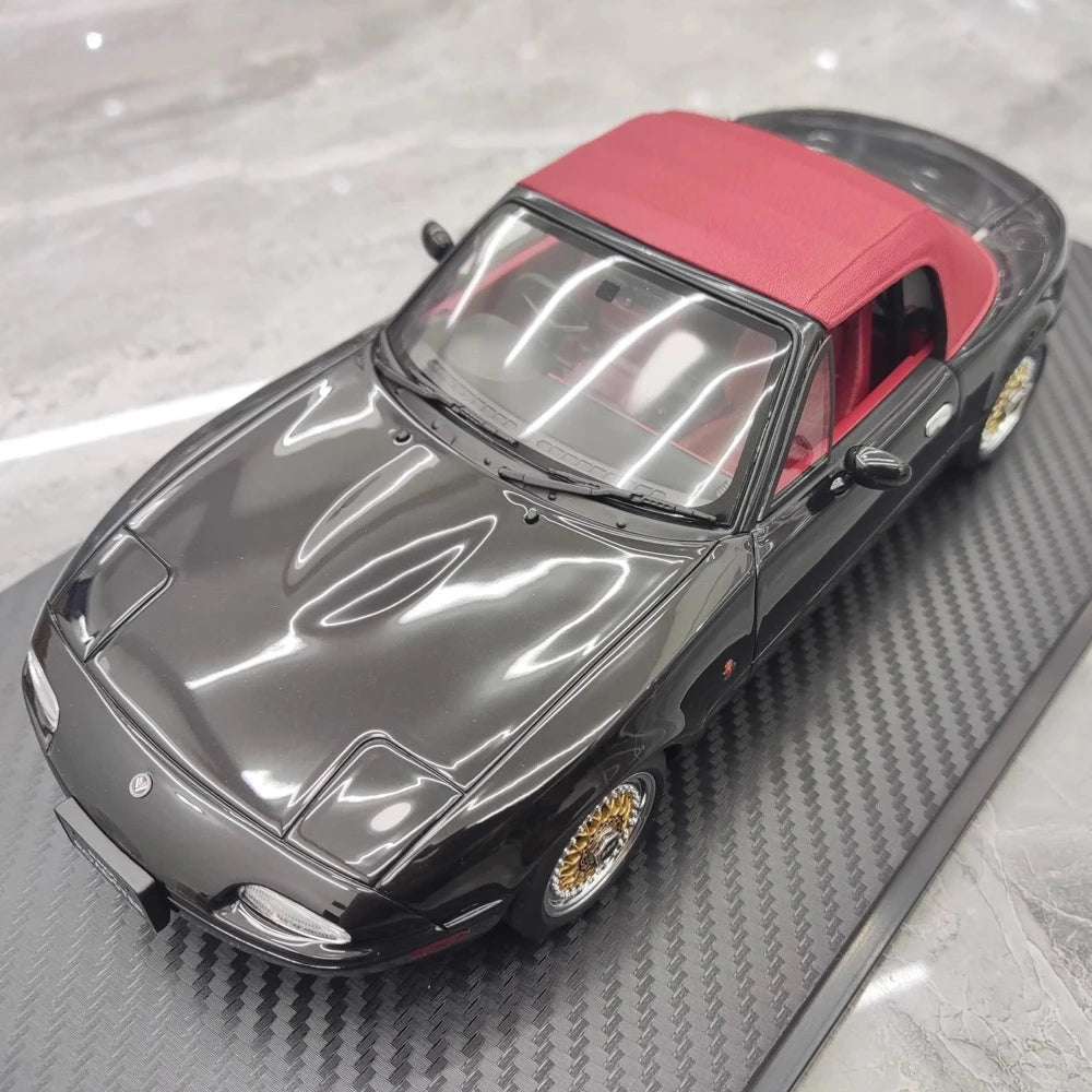[Ignition] 1:18 Mazda 1989 MX-5 Miata NA Eunos Roadster Black Model Car Resin