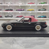 [Ignition] 1:18 Mazda 1989 MX-5 Miata NA Eunos Roadster Black Model Car Resin