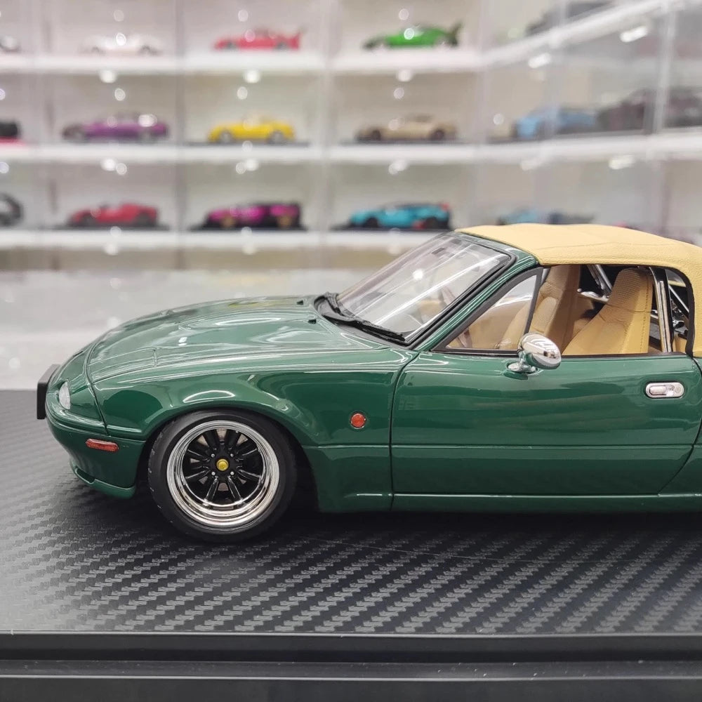 [Ignition] 1:18 Mazda 1989 MX-5 Miata NA Eunos Roadster Green Model Car Resin