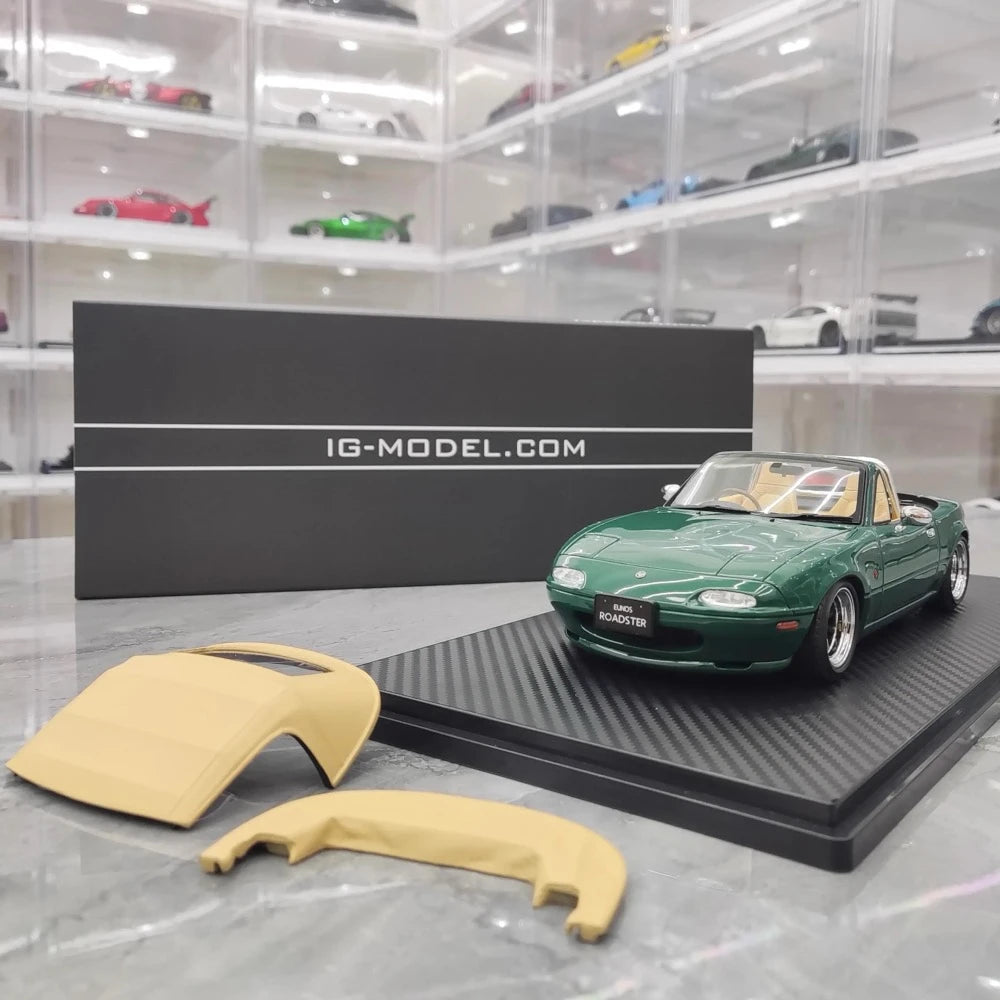 [Ignition] 1:18 Mazda 1989 MX-5 Miata NA Eunos Roadster Green Model Car Resin