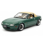 Ignition Mazda 1989 MX-5 Miata NA Eunos Roadster vert 1:18 – voiture miniature de collection en résine