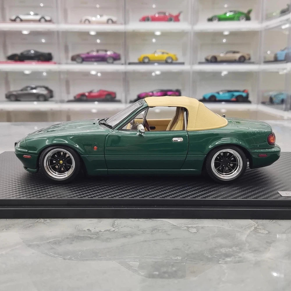 [Ignition] 1:18 Mazda 1989 MX-5 Miata NA Eunos Roadster Green Model Car Resin