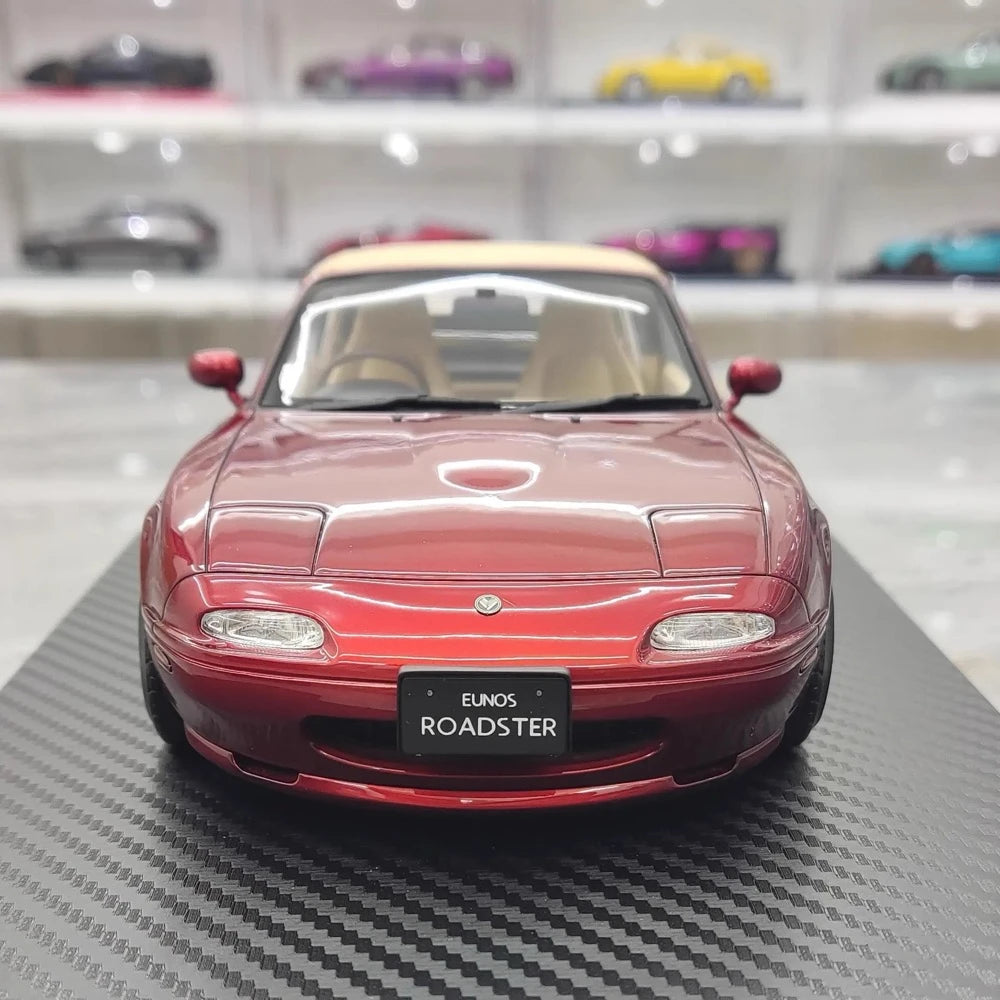 [Ignition] 1:18 Mazda 1989 MX-5 Miata NA Eunos Roadster Red Model Car Resin