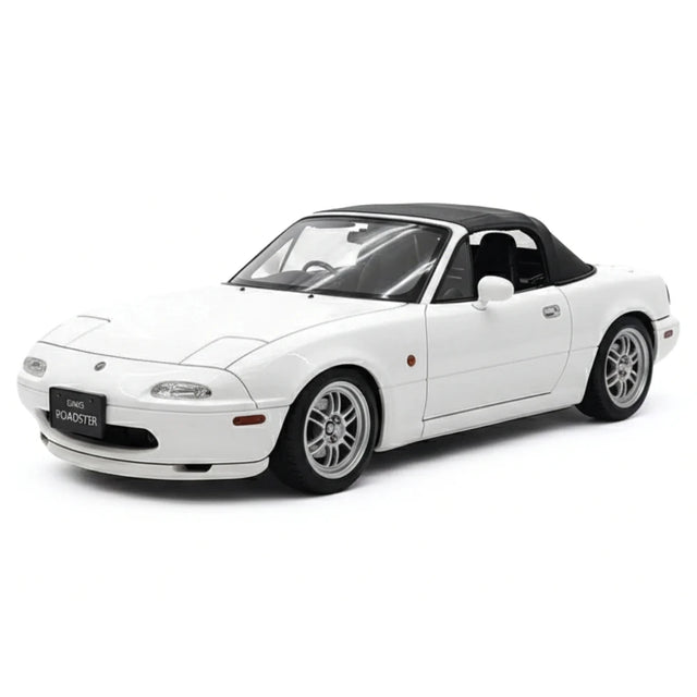 [Ignition] 1:18 Mazda 1989 MX-5 Miata NA Eunos Roadster ホワイト モデルカー レジン