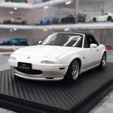 [Ignition] 1:18 Mazda 1989 MX-5 Miata NA Eunos Roadster ホワイト モデルカー レジン