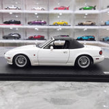 [Ignition] 1:18 Mazda 1989 MX-5 Miata NA Eunos Roadster ホワイト モデルカー レジン