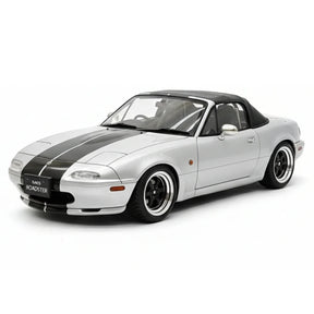 [Ignition] 1:18 Mazda 1990 MX5 Eunos Roadster NA B6-ZE argent voiture miniature Resin