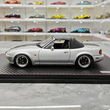 [Ignition] 1:18 Mazda 1990 MX5 Eunos Roadster NA B6-ZE argent voiture miniature Resin