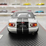 [Ignition] 1:18 Mazda 1990 MX5 Eunos Roadster NA B6-ZE argent voiture miniature Resin
