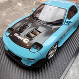 [Ignition] 1:18 Mazda 1992 RX-7 FD3S RE Amemiya Blue Model Car Resin